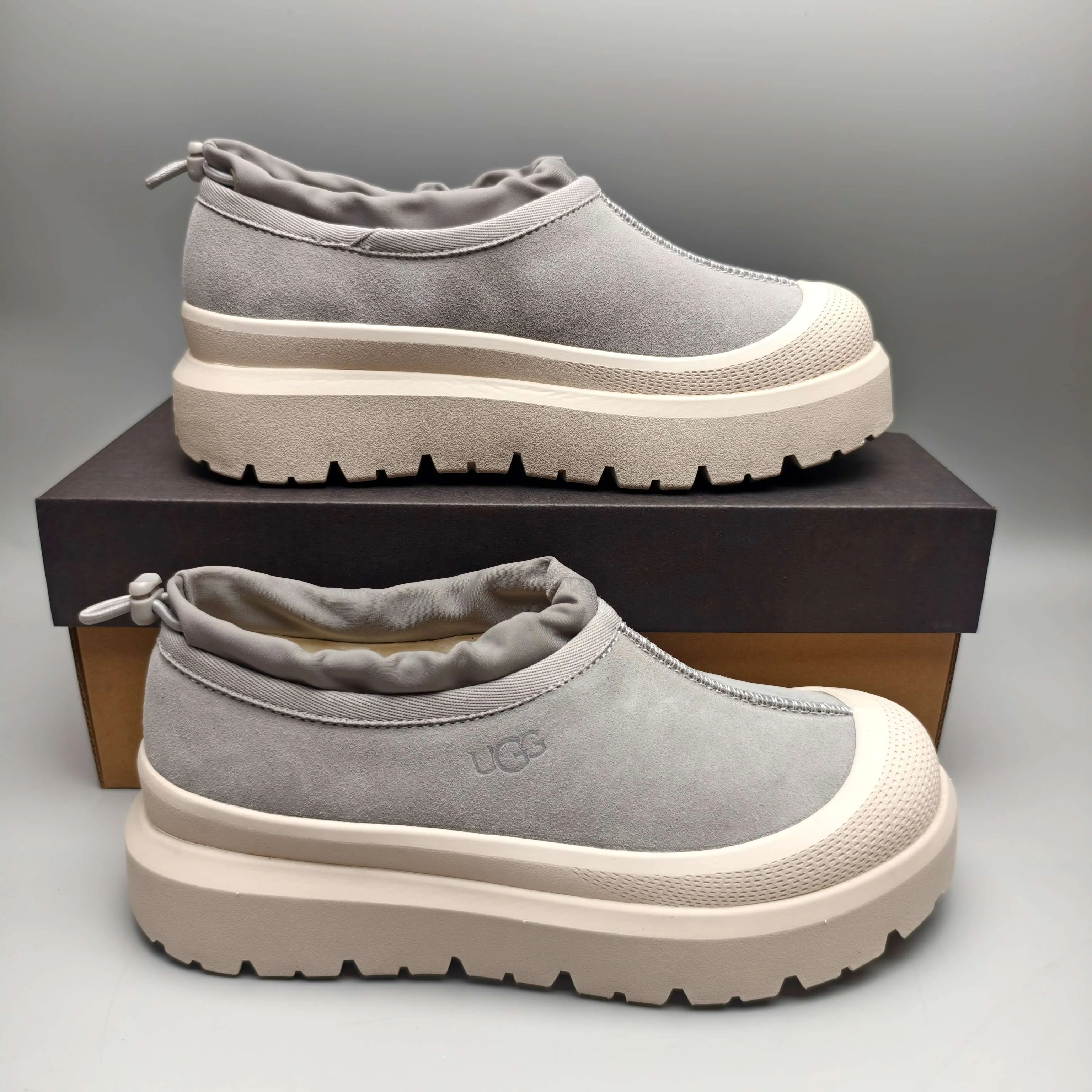 💰520 UGG sheepskin all-in-one snow boots 4096 slip-on casual trendy Wang Yibo men's and women's shoes Color: white red black blue yellow light gray dark gray green Matching sizes: 35-45